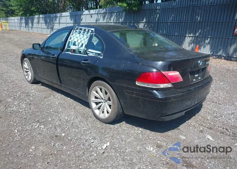 2007 BMW 750I z USA, uszkodzony, nr VIN WBAHL83557DT08894